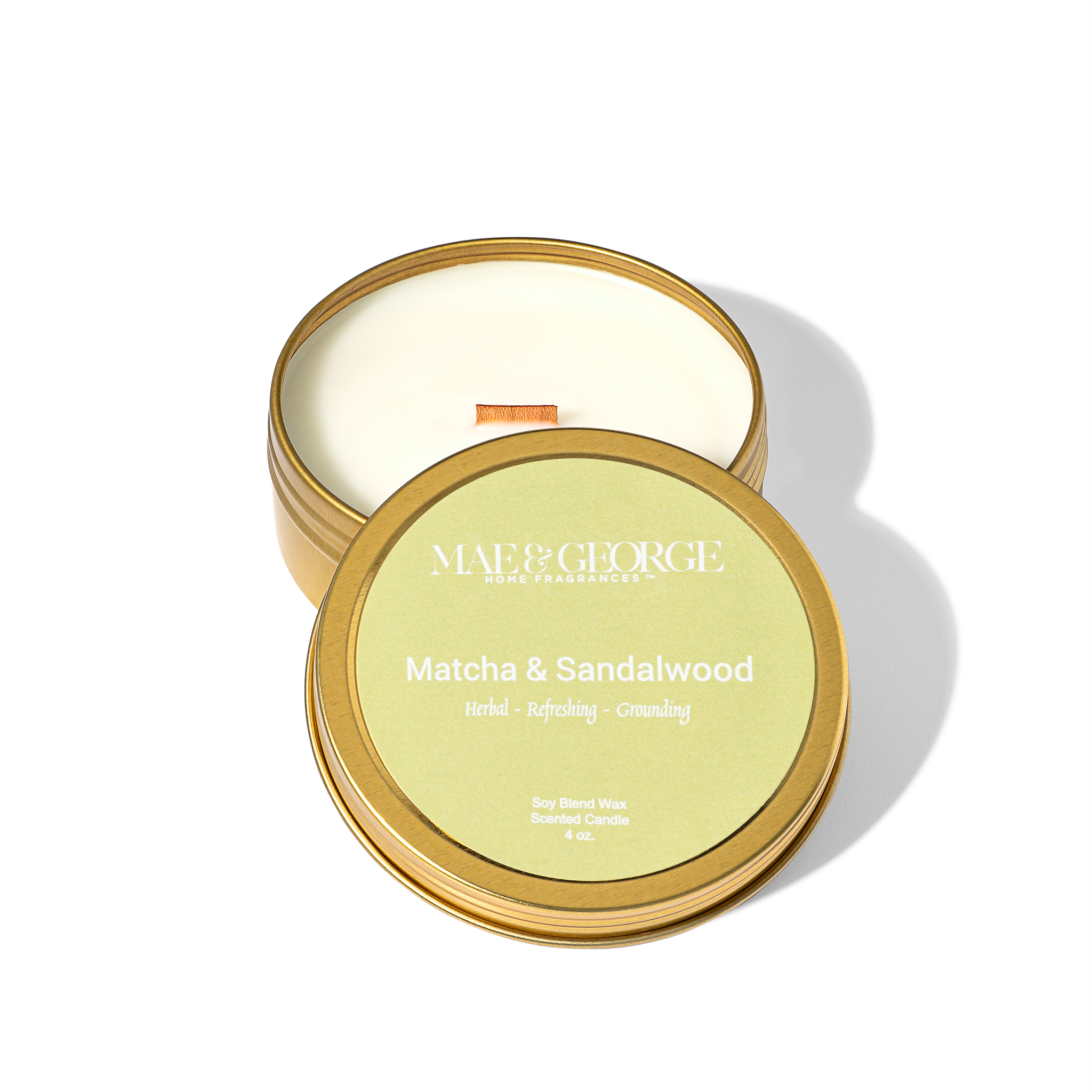 Matcha & Sandalwood Travel Candle