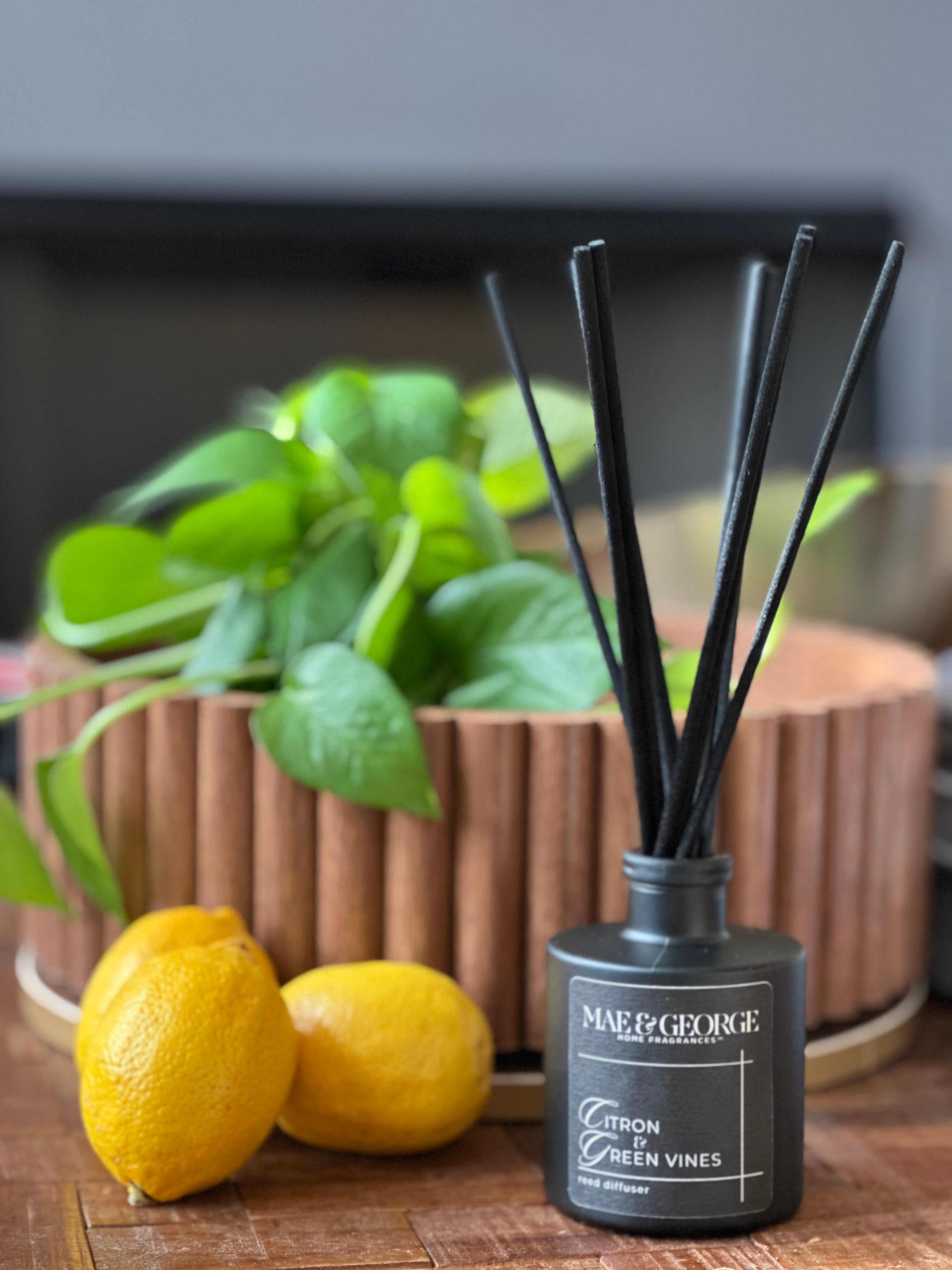 Citron & Green Vines Reed Diffuser