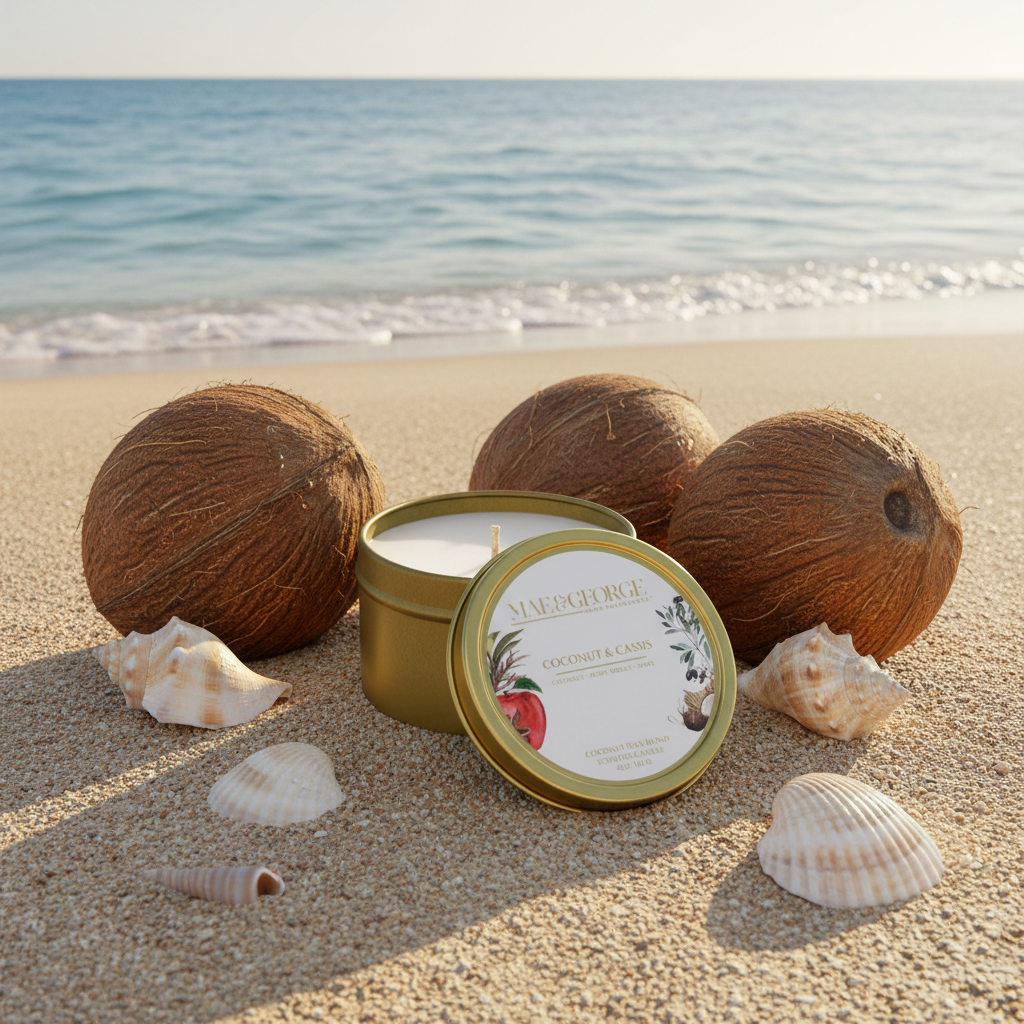 Coconut & Cassis Travel Candle