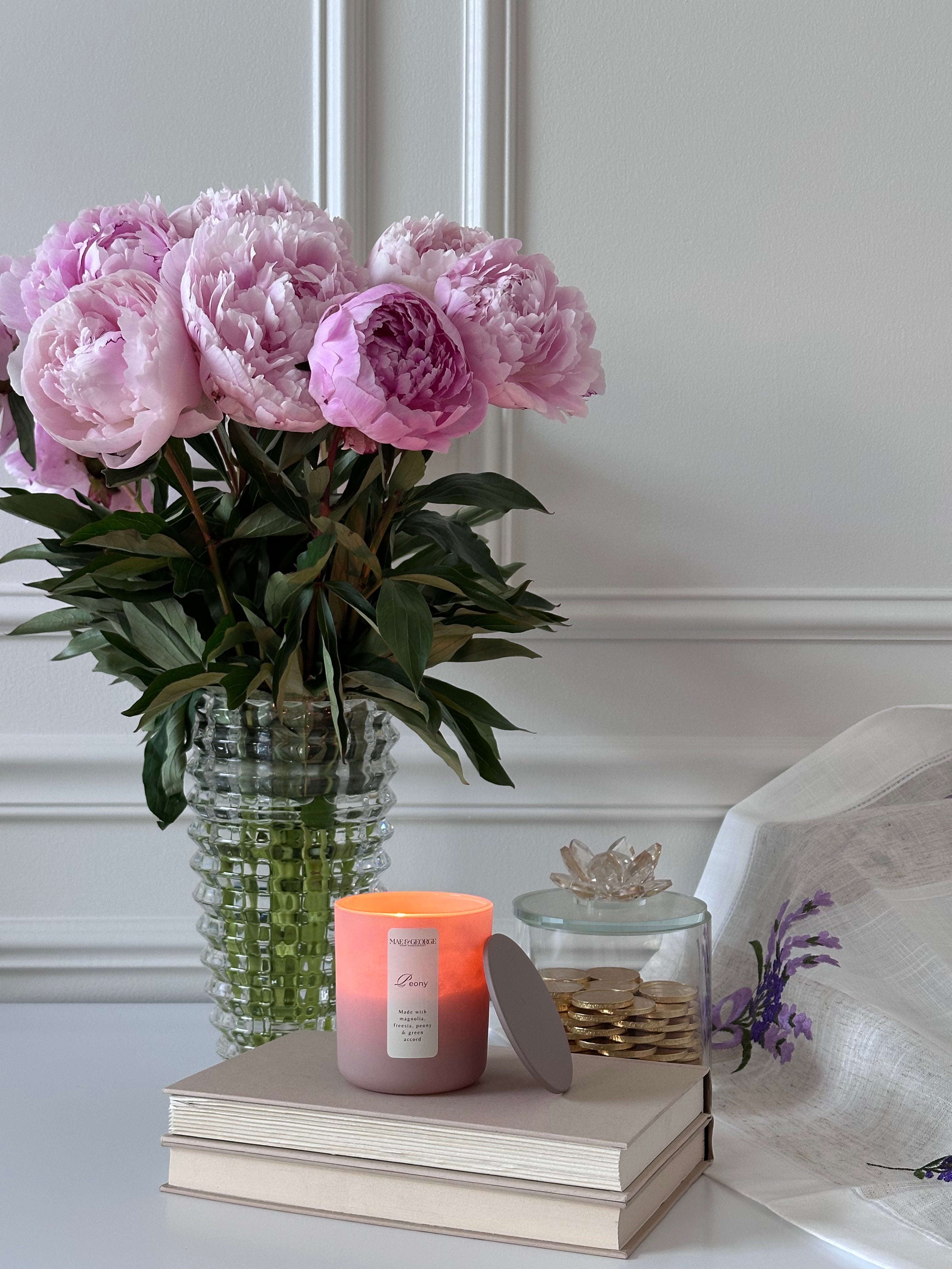 Peony Candle