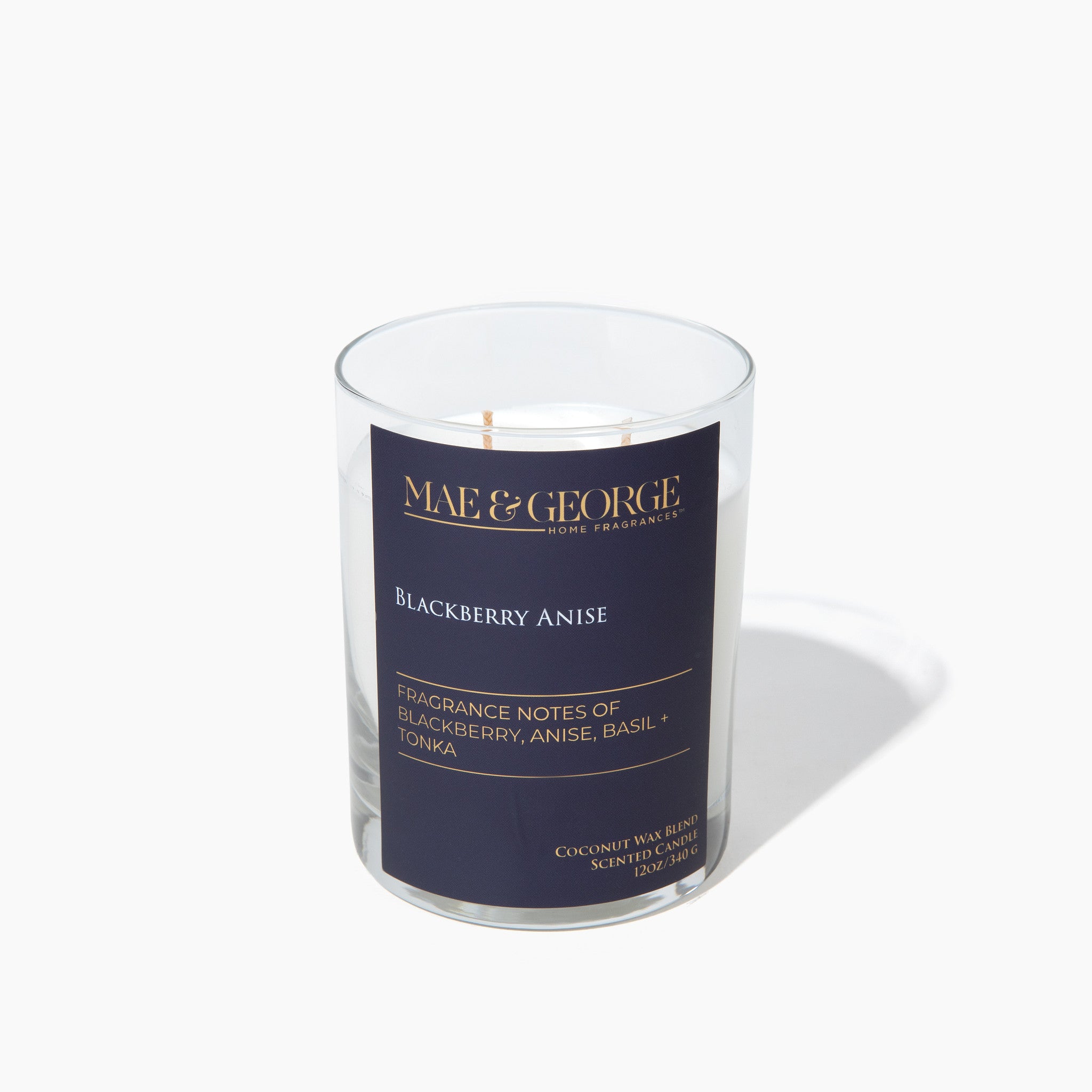 No.762 アロマストーン✩.*˚シェルツリー＆スターフィッシュ Blackberry Anise Luxury Double Wick Candle | Mae & George