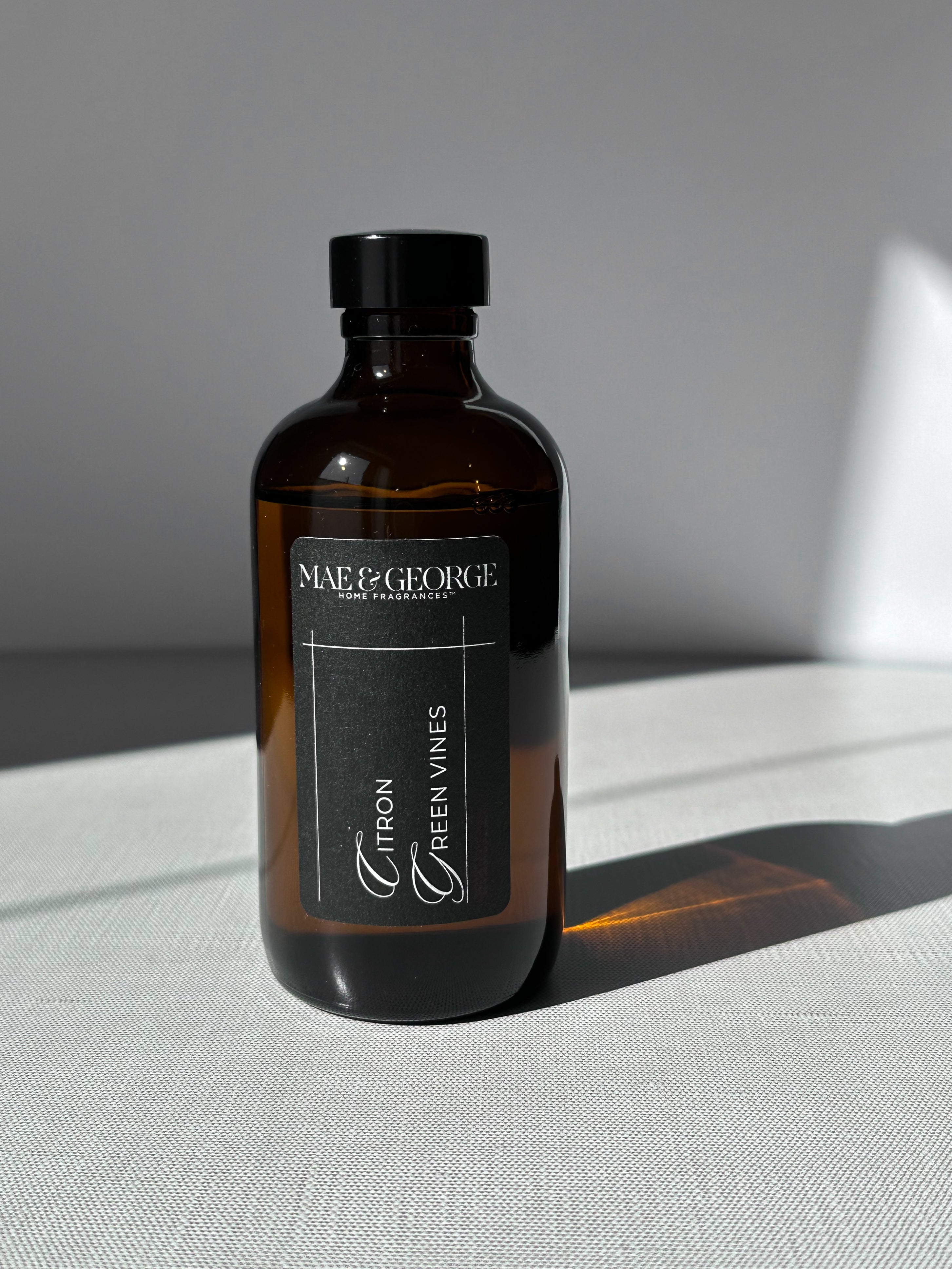 Citron Diffuser Refill Amber Bottle