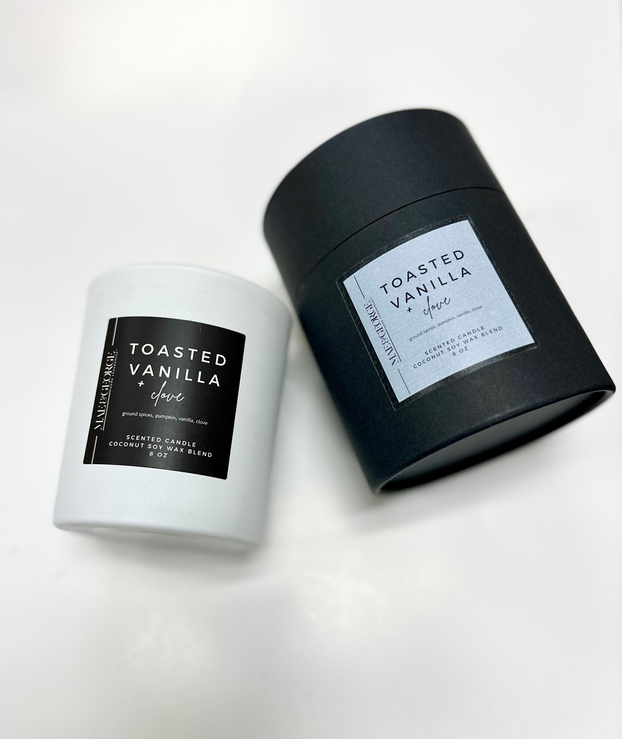 Toasted Vanilla & Clove | 8 oz Candle