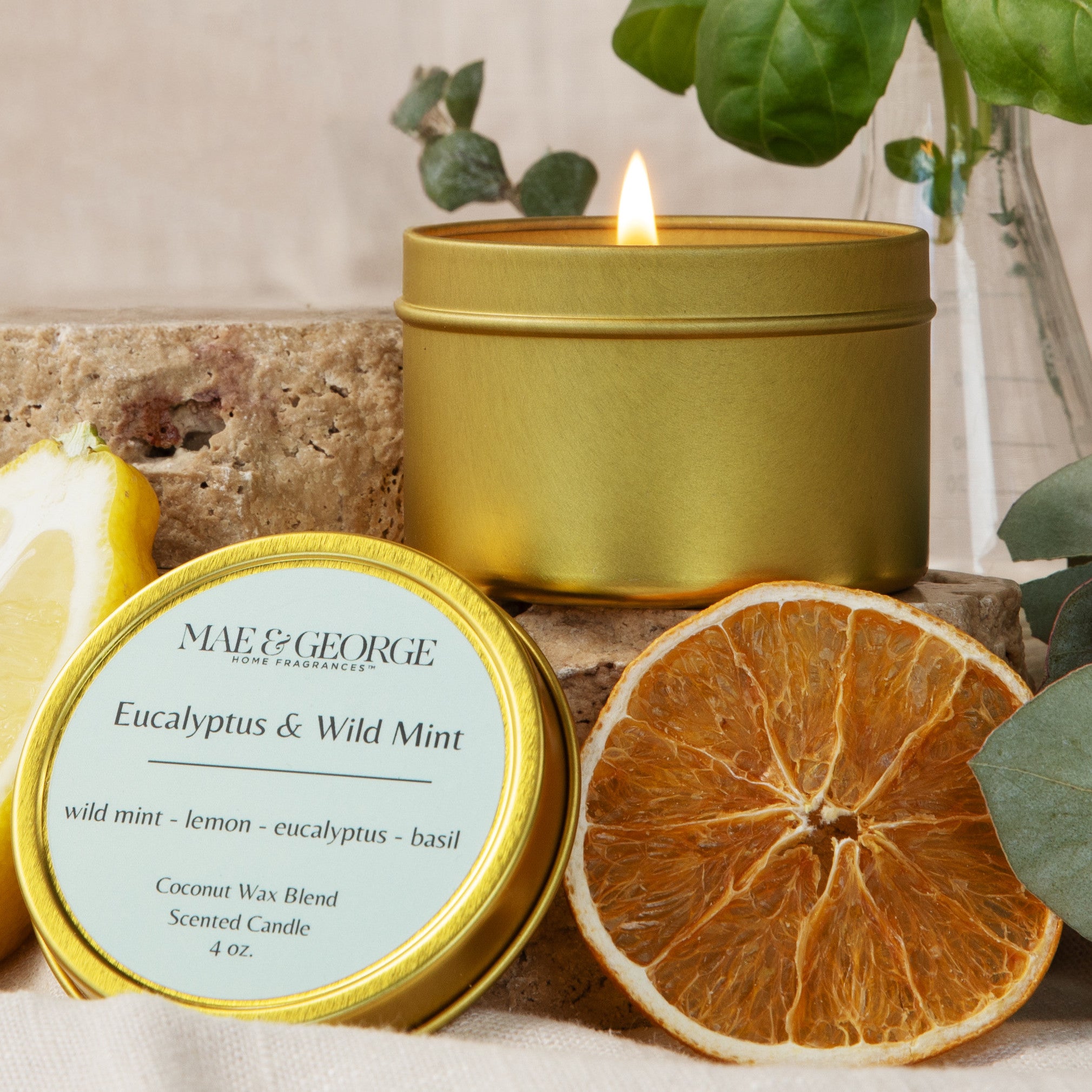 Eucalyptus & Wild Mint | Travel Candle