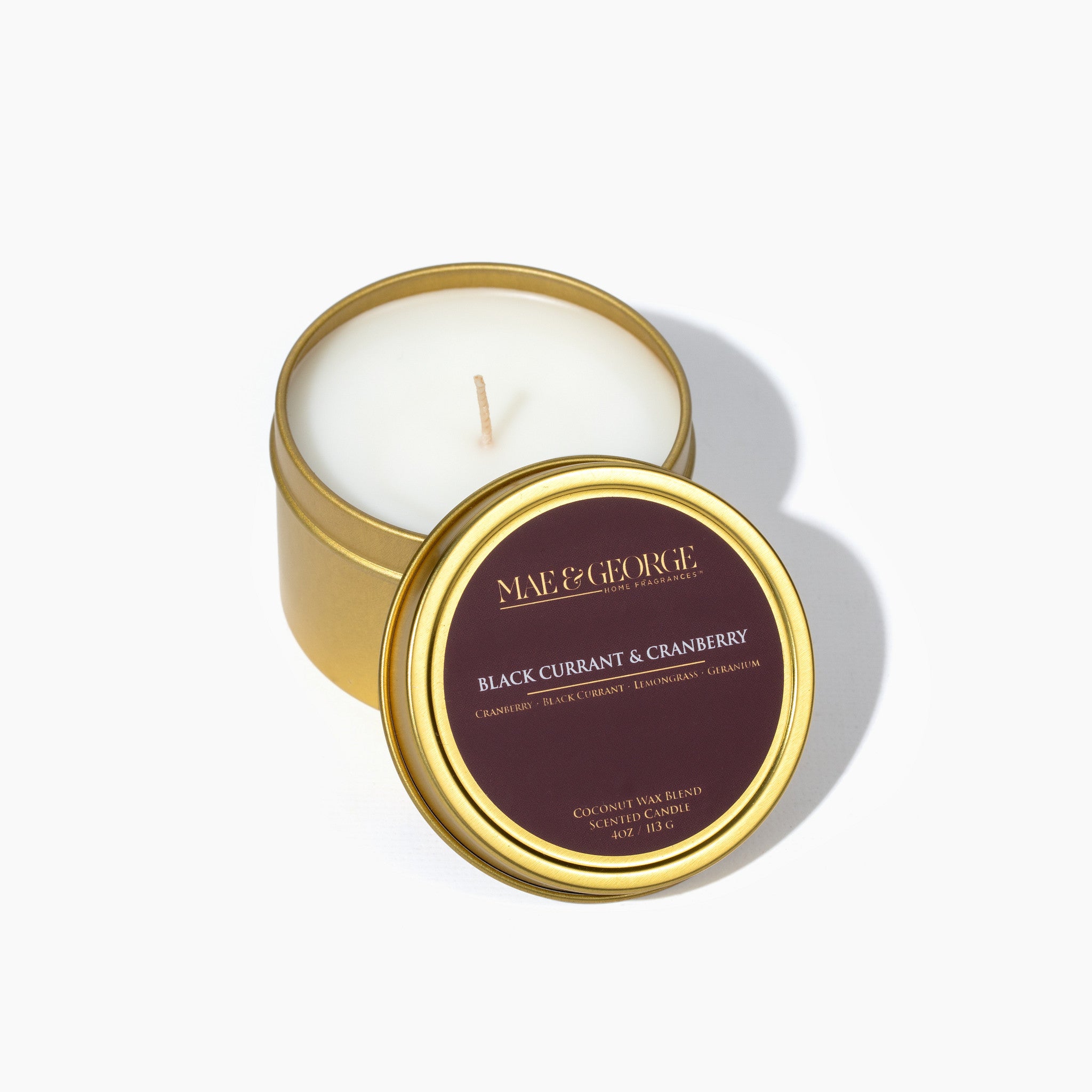 Black Currant & Cranberry Travel Candle