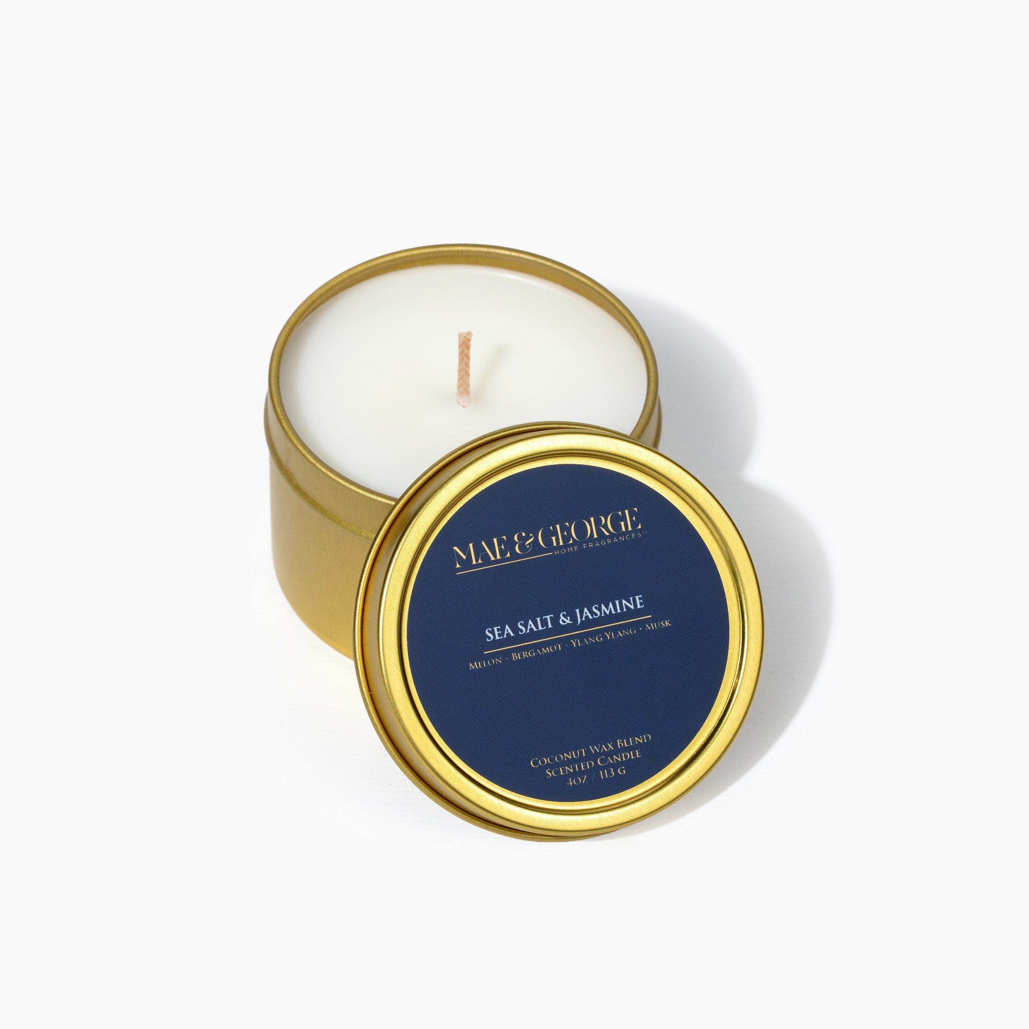 Sea Salt & Jasmine Travel Candle