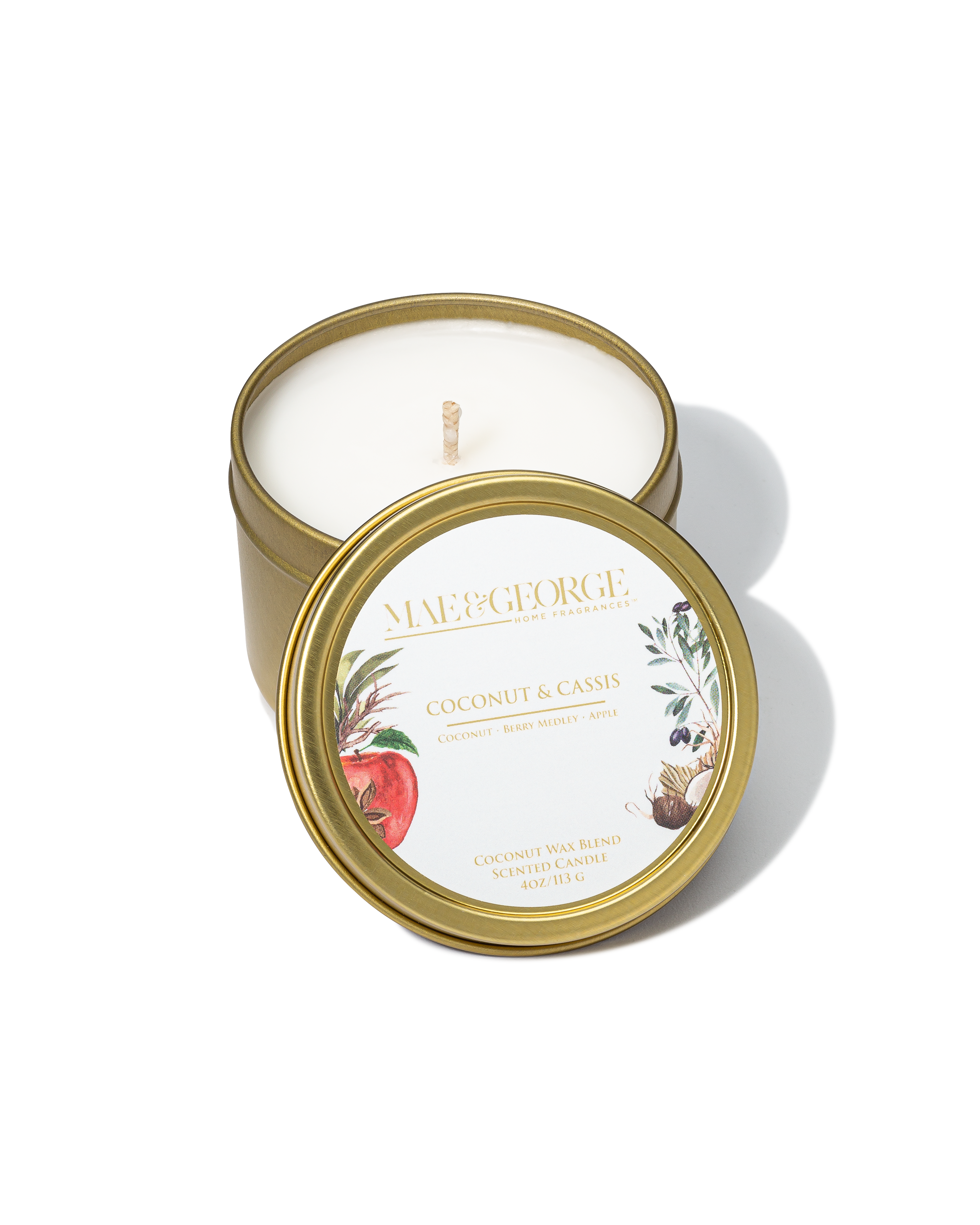 Coconut & Cassis Travel Candle